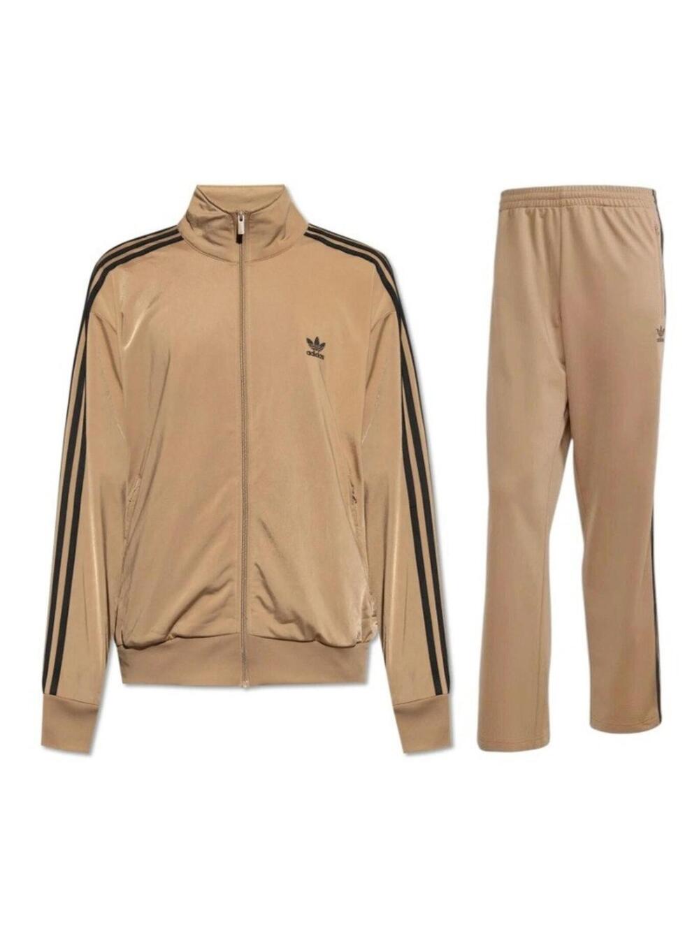 Adidas Originals Firebird Track Suit Jacket & Pants CARDBOARD BROWN MEDIUM M